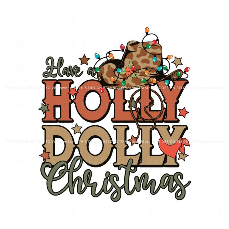 have-a-holly-dolly-christmas-cowboy-svg
