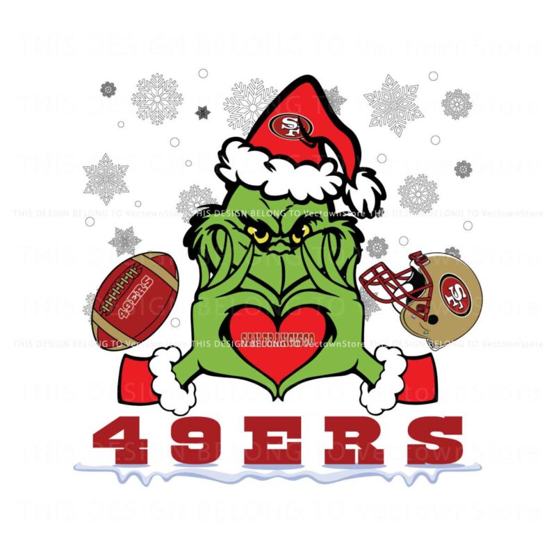 grinch-loves-49ers-football-helmet-svg