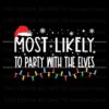 most-likely-to-party-with-the-elves-svg