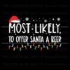 most-likely-to-offer-santa-a-beer-svg