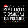 most-likely-to-organize-all-the-presents-svg