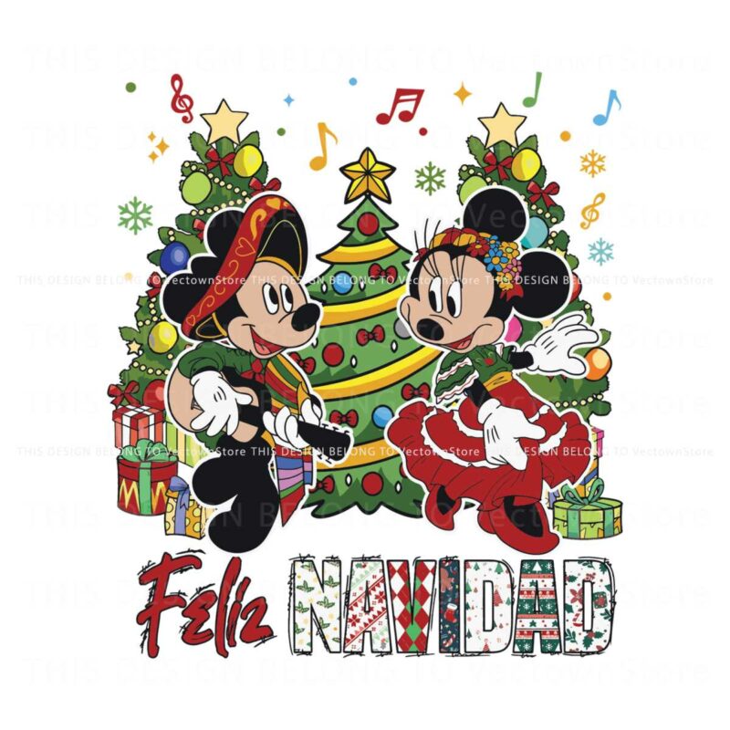 feliz-navidad-mexican-christmas-disneyland-svg