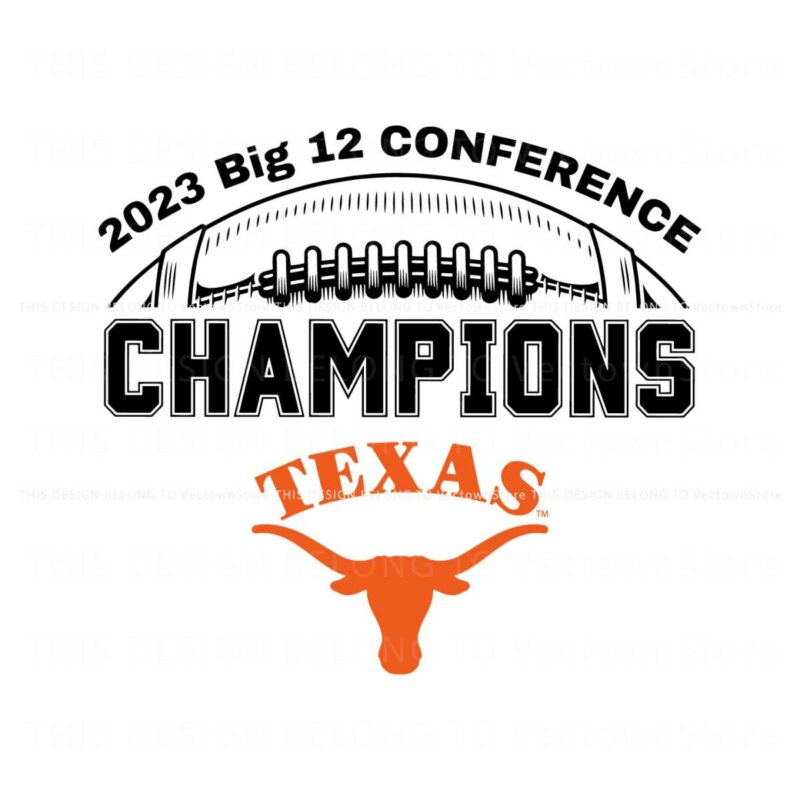 2023-big-12-conference-champions-texas-longhorns-svg