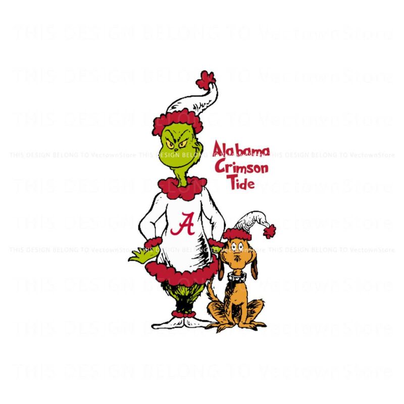 alabama-crimson-tide-grinch-and-max-svg