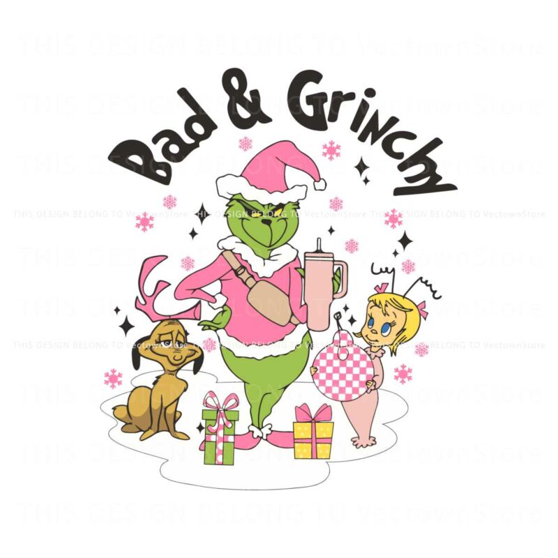 retro-bad-and-grinchy-friends-svg