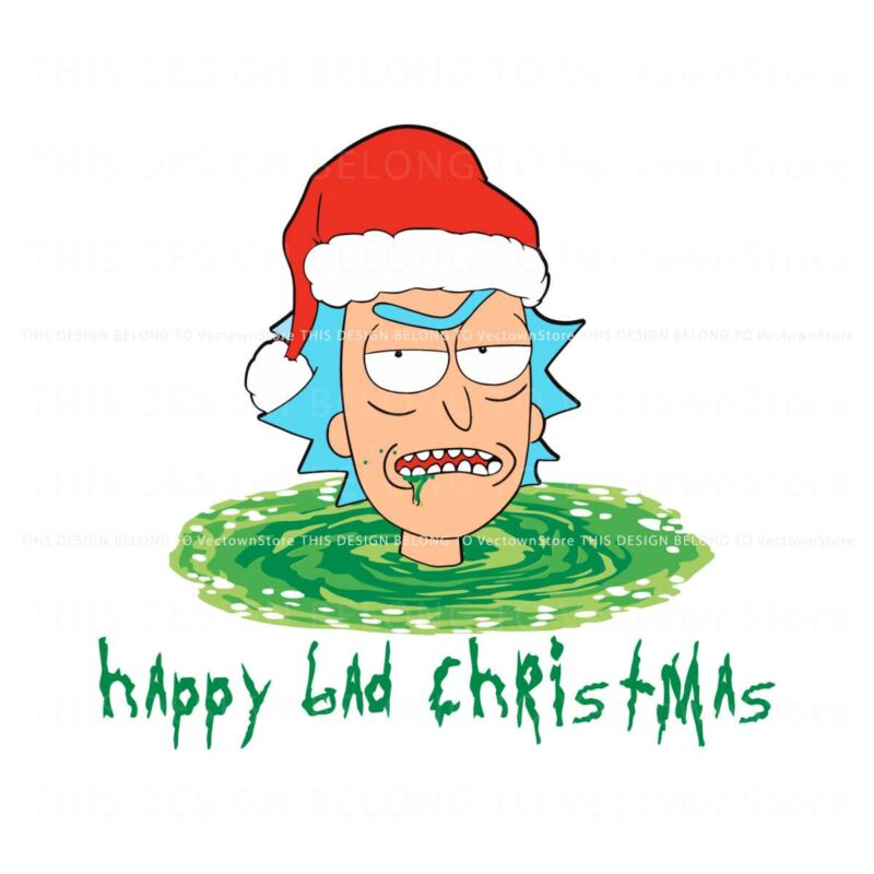 happy-bad-christmas-rick-and-morty-svg
