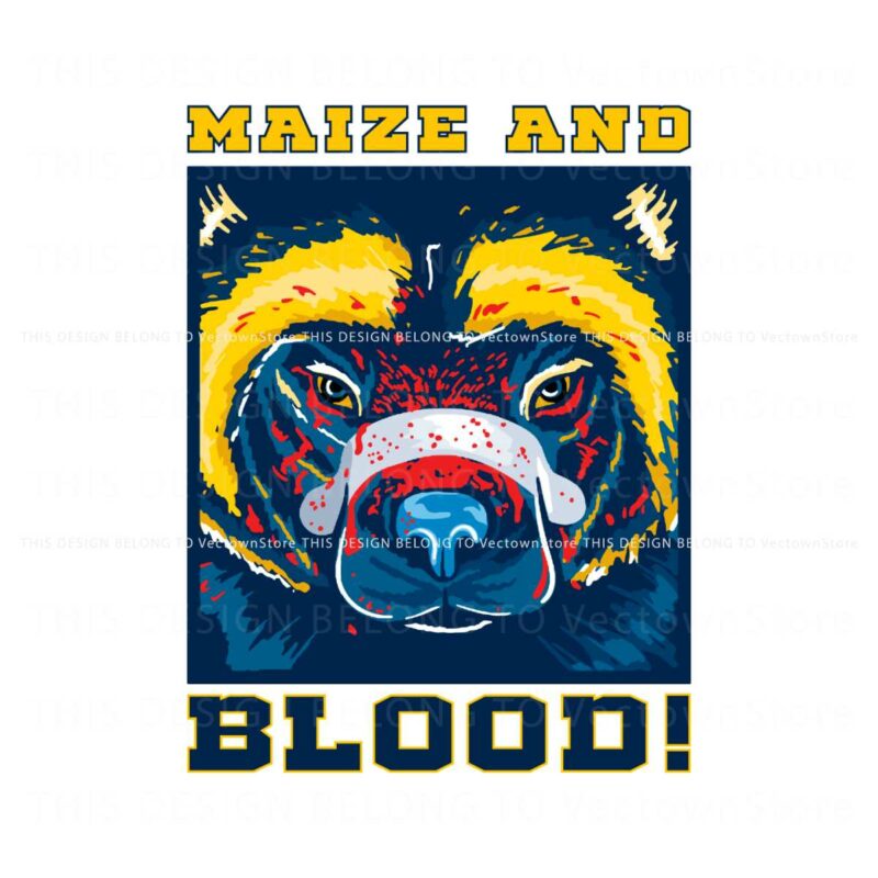 maize-and-blood-michigan-college-svg