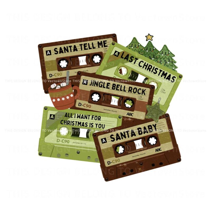 santa-tell-me-christmas-cassettes-songs-png