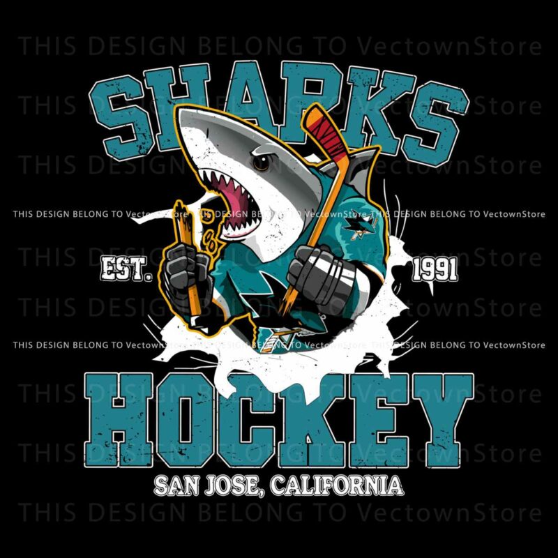 san-jose-sharks-hockey-1991-svg-digital-download