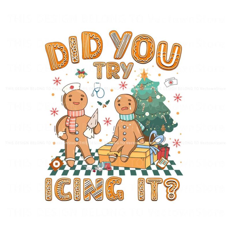 did-you-try-icing-it-gingerbread-nurse-png