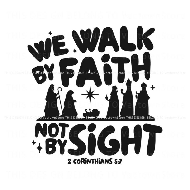 retro-walk-by-faith-not-by-sight-svg