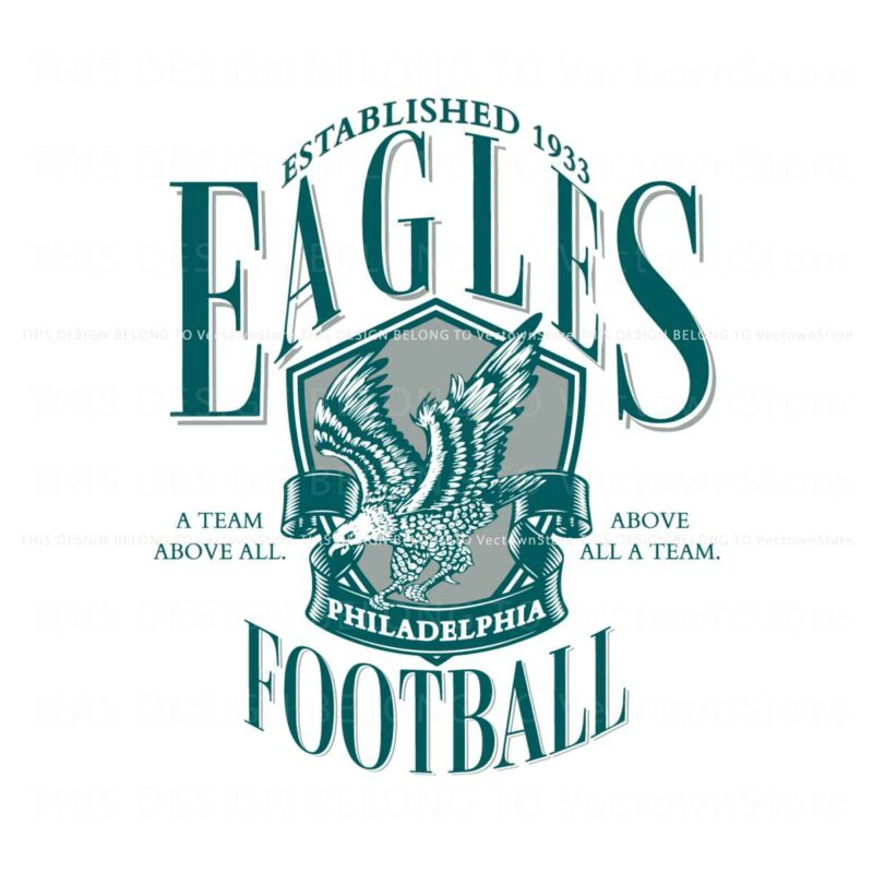 retro-philadelphia-eagles-football-established-1933-svg