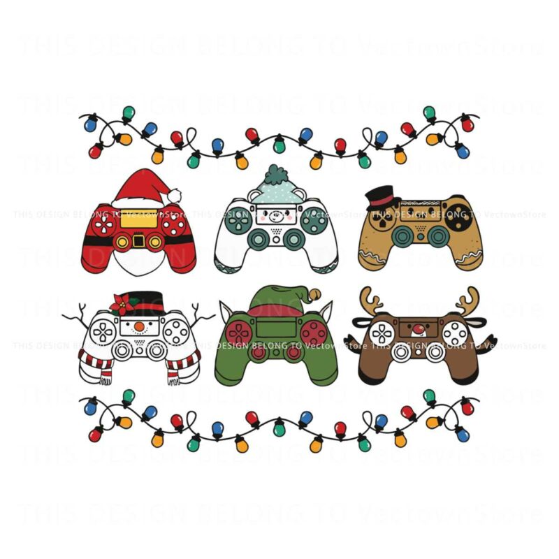 game-controller-christmas-playstations-svg