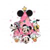 mickey-friends-pink-christmas-tree-svg