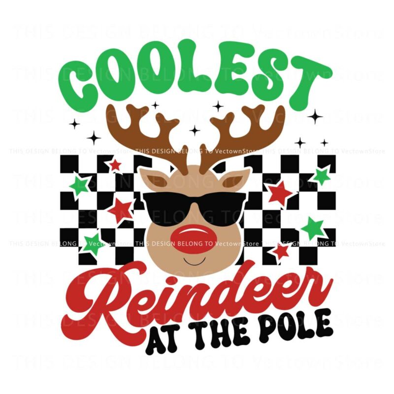 funny-coolest-reindeer-at-the-pole-svg