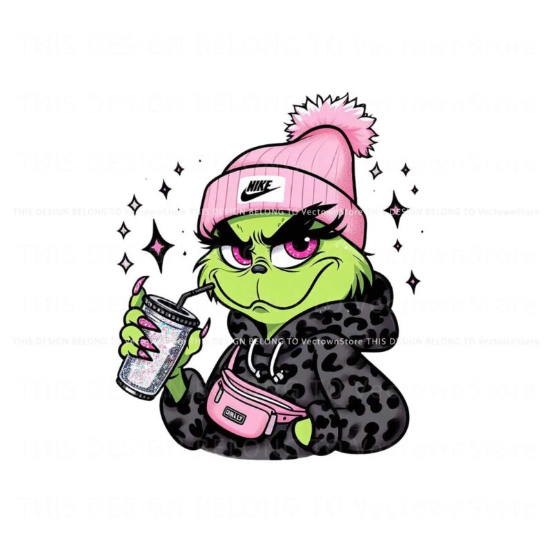 pink-girl-grinch-coffee-png