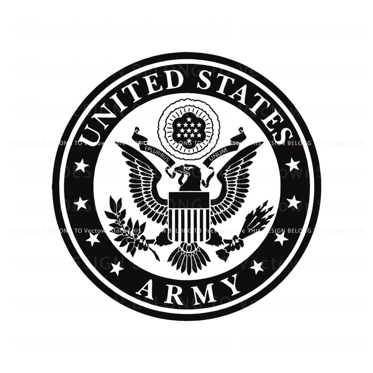 United States Army Emblem SVG