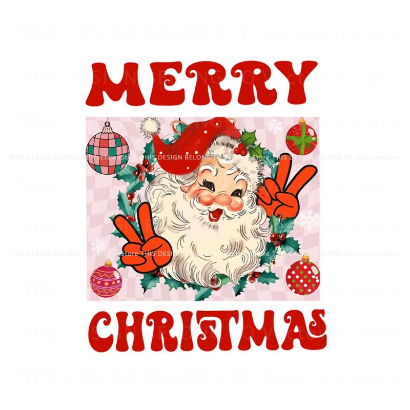 merry-christmas-santa-wreath-png