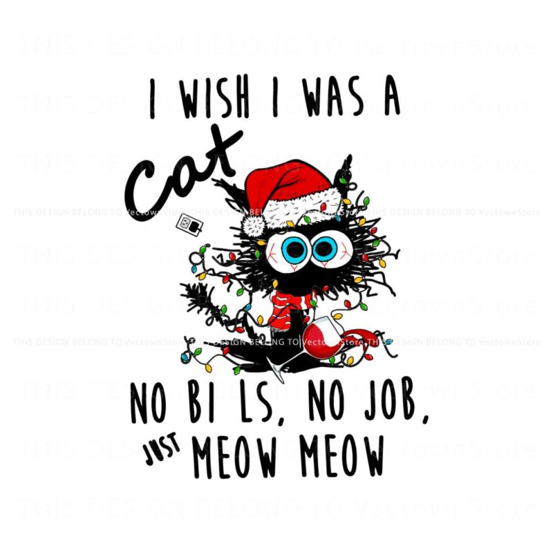 funny-christmas-i-wish-i-was-a-cat-png