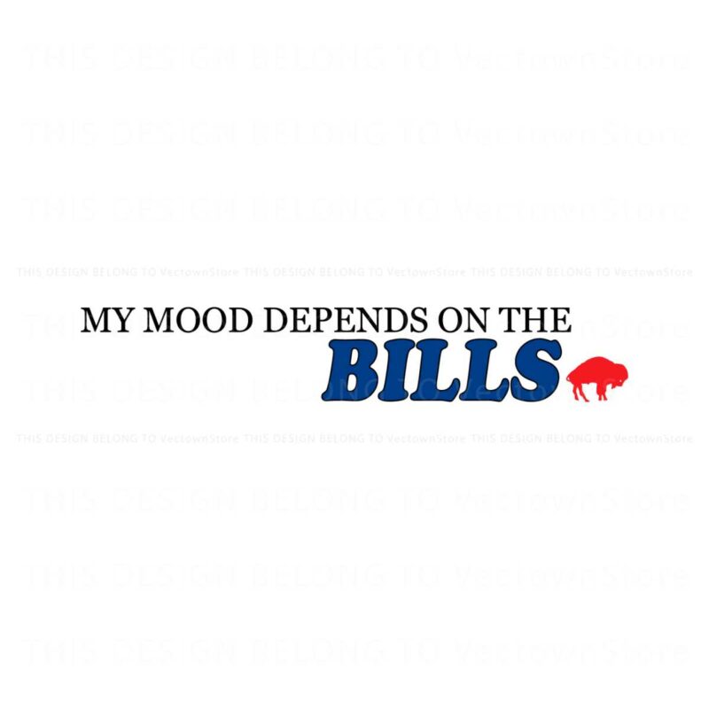 my-mood-depends-on-the-bills-buffalo-football-svg