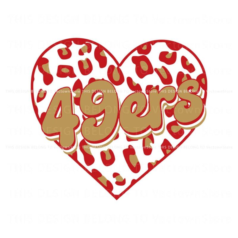 49ers-heart-leopard-svg-digital-download