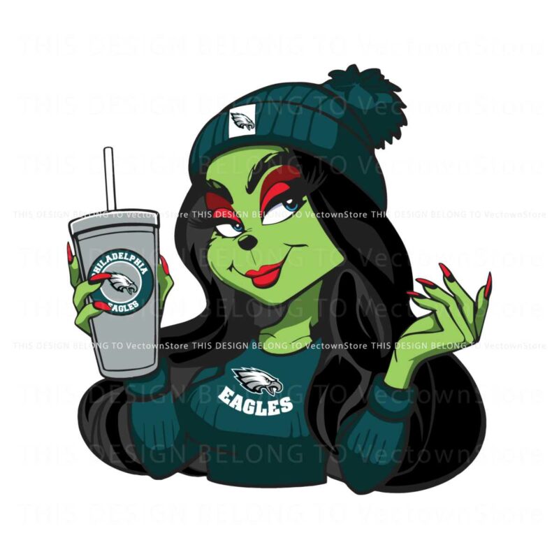 female-grinch-philadelphia-eagles-football-team-svg