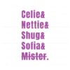 celie-nettie-shug-sofia-mister-the-color-purple-svg