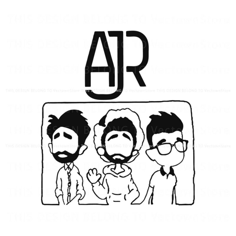 ajr-band-member-the-click-album-svg