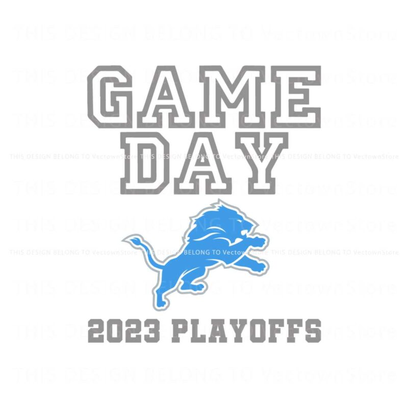 game-day-detroit-lions-2023-playoffs-svg