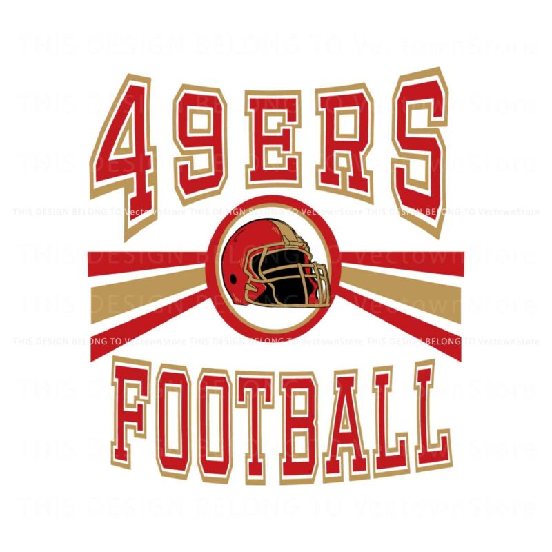 retro-49ers-football-helmet-svg-digital-download
