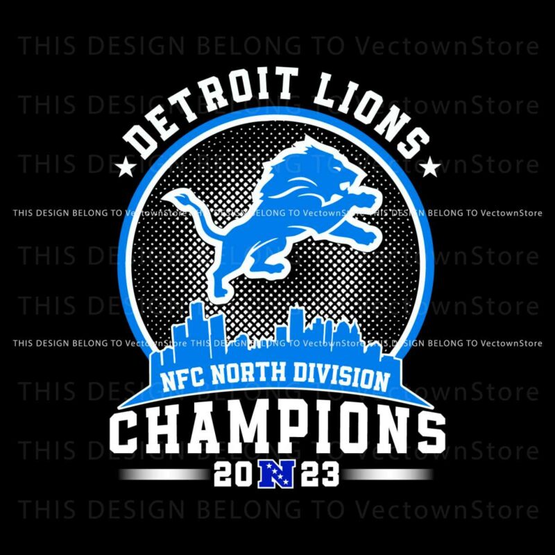 detroit-lions-nfc-north-division-champions-svg