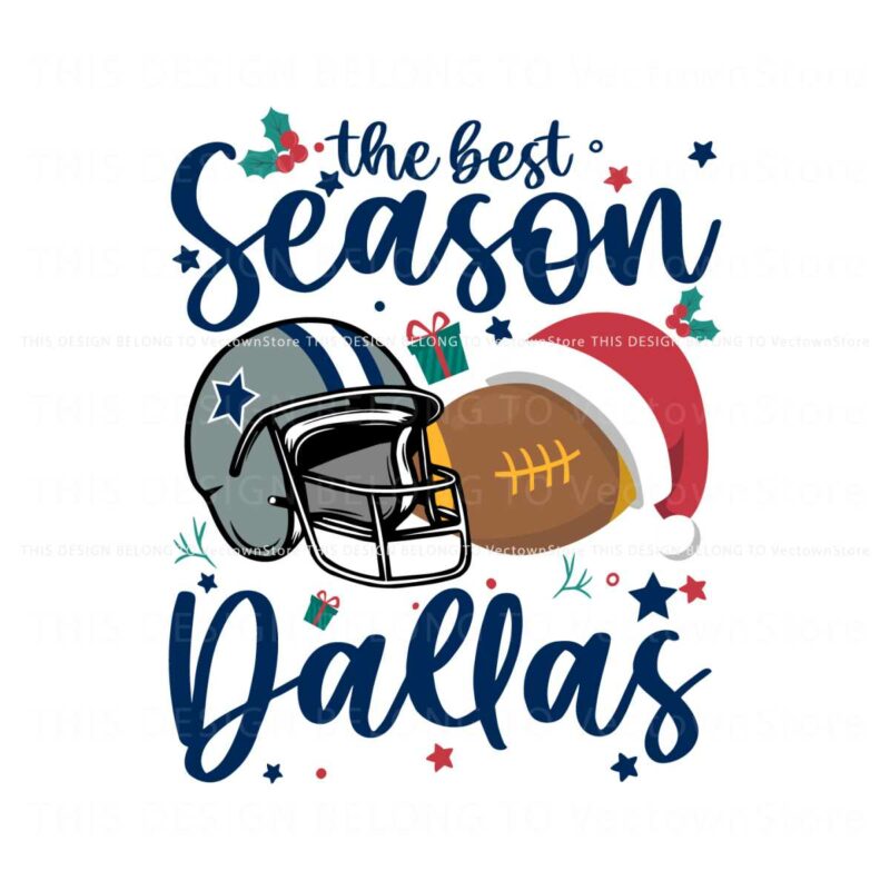 the-best-season-dallas-christmas-svg-digital-download