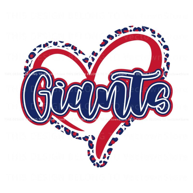 giants-heart-leopard-pattern-svg-digital-download