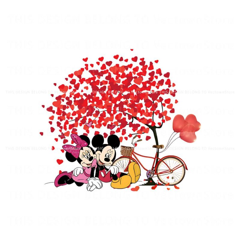 mickey-and-minnie-tree-love-png