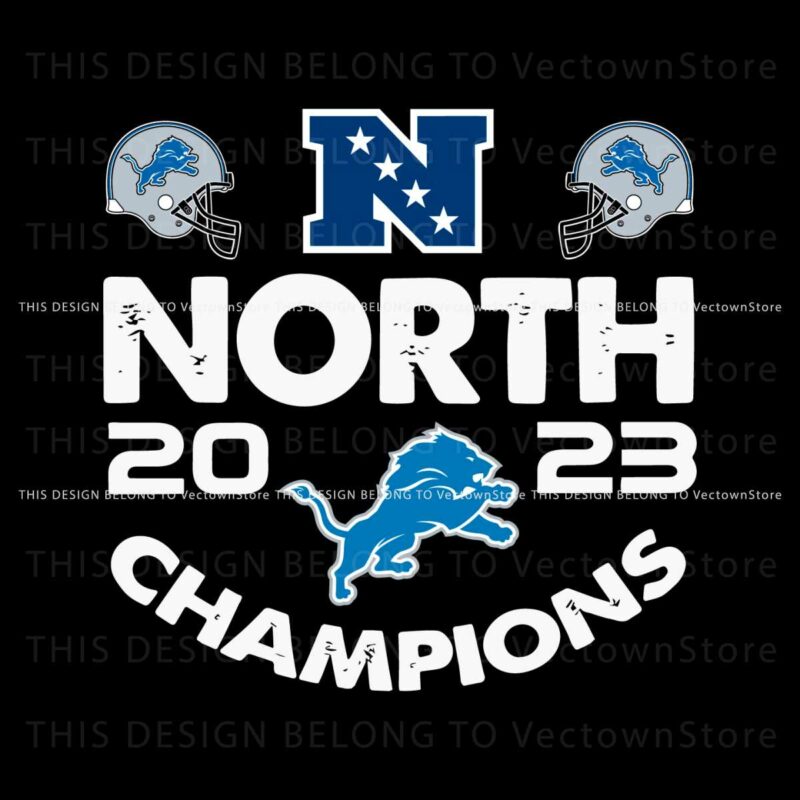 north-champs-2023-detroit-lions-svg