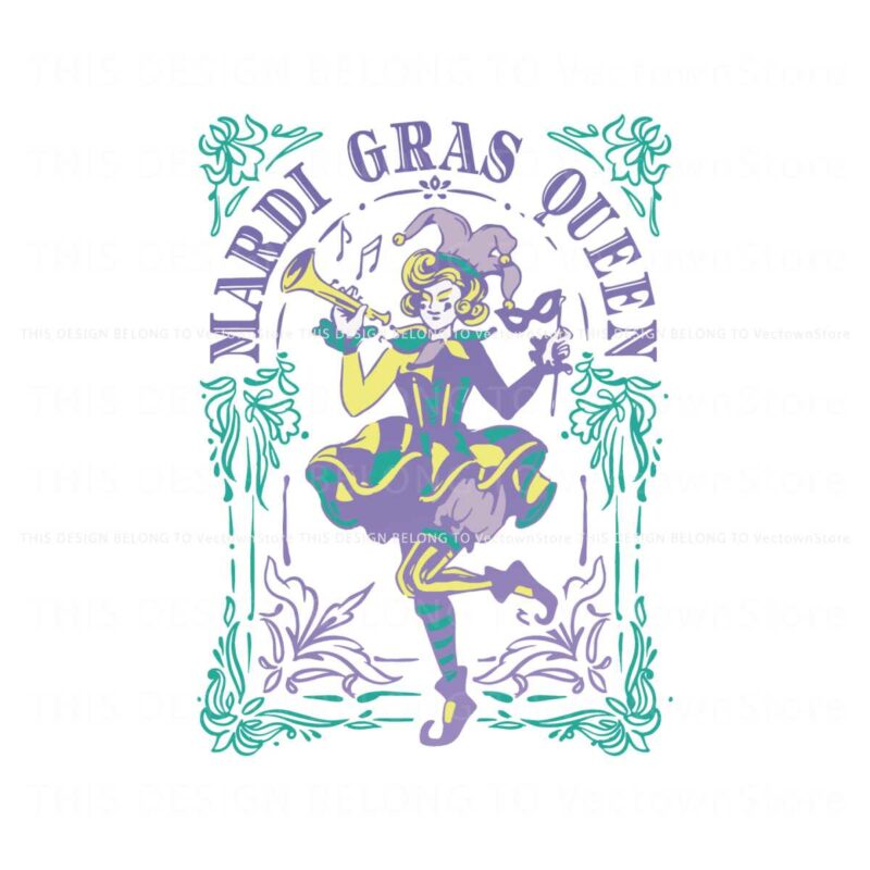 vintage-mardi-gras-queen-carnival-svg