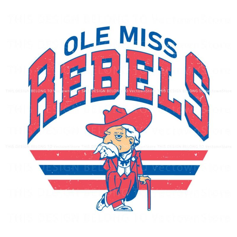 retro-ole-miss-rebels-svg-digital-download