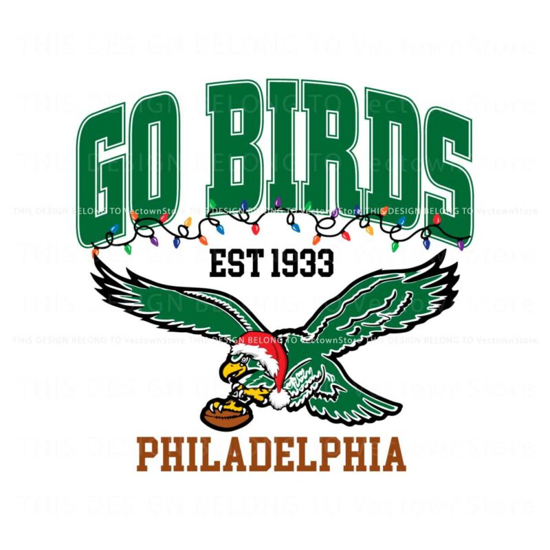 go-birlds-philadelphia-christmas-svg-digital-download