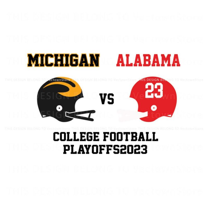 michigan-vs-alabama-college-football-svg