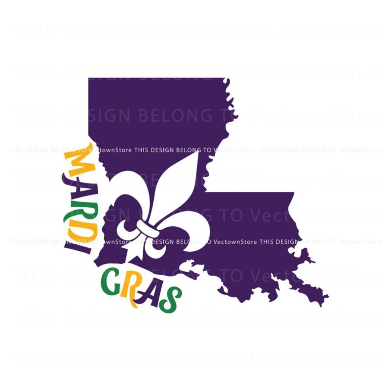 louisiana-mardi-gras-american-map-svg