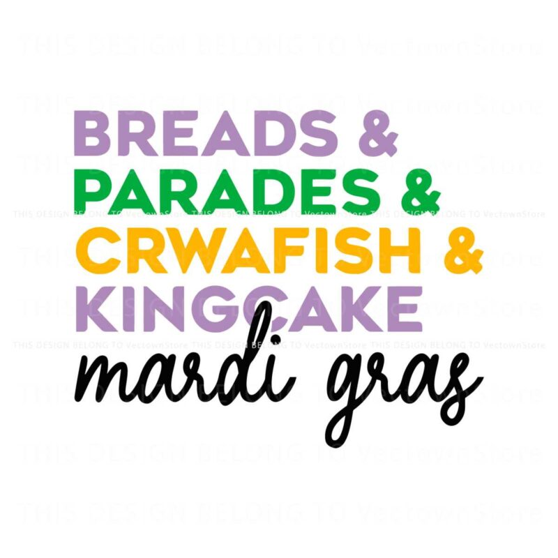 breads-parades-crawfish-kingcake-svg