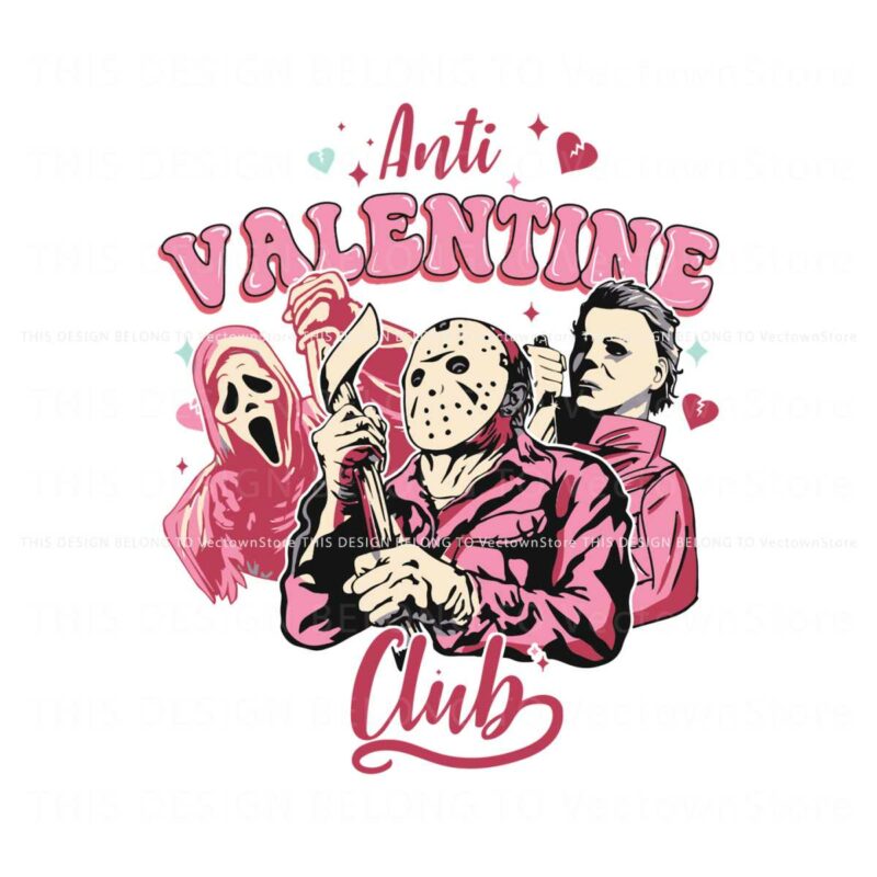anti-valentine-club-ghostface-svg