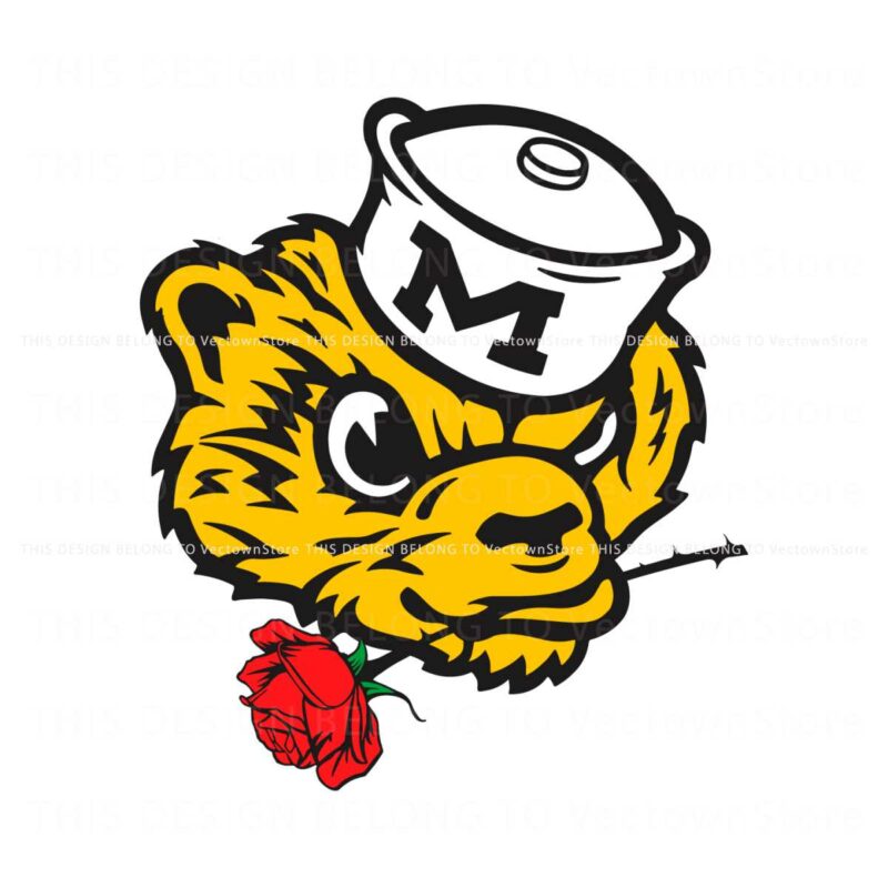 michigan-wolverines-logo-rose-svg-digital-download