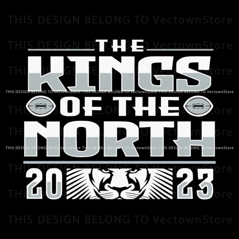 detroit-lions-football-the-kings-of-the-north-2023-svg