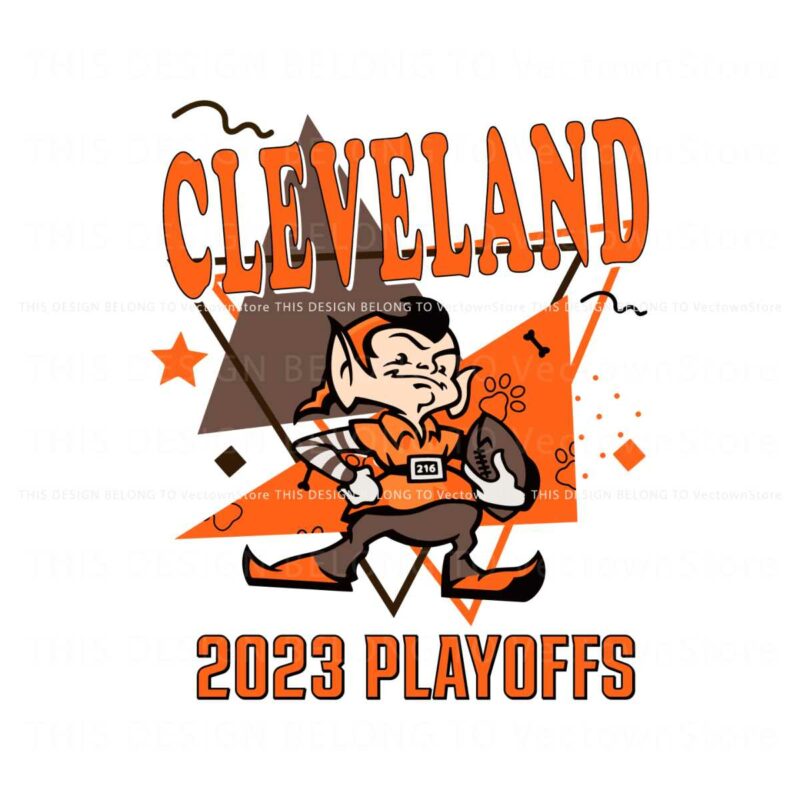 brownie-the-elf-cleveland-2023-playoffs-svg