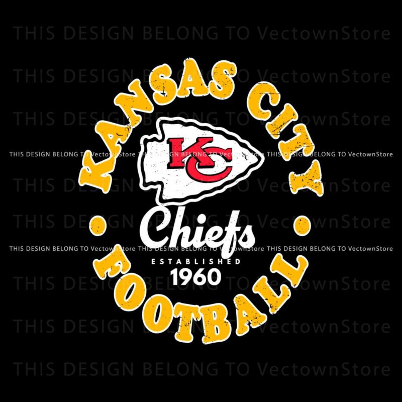 vintage-kansas-city-chiefs-football-established-1960-svg