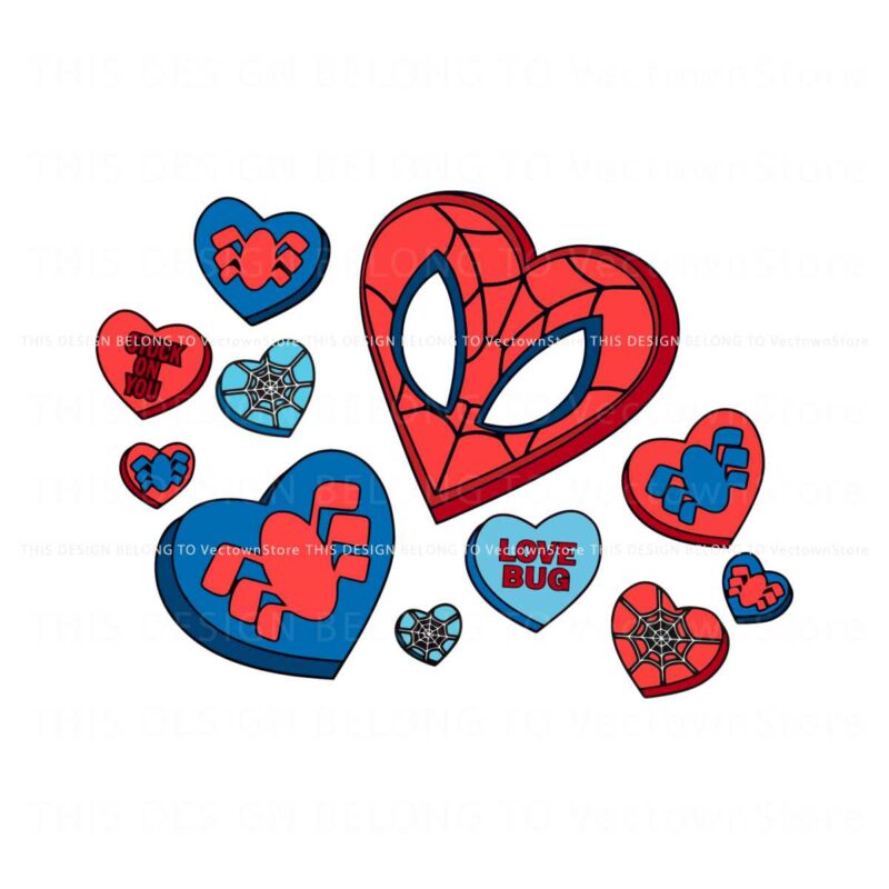 valentine-heart-spiderman-svg