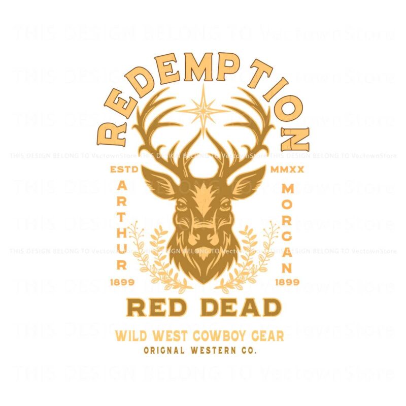 retro-red-dead-redemption-arthur-morgan-svg