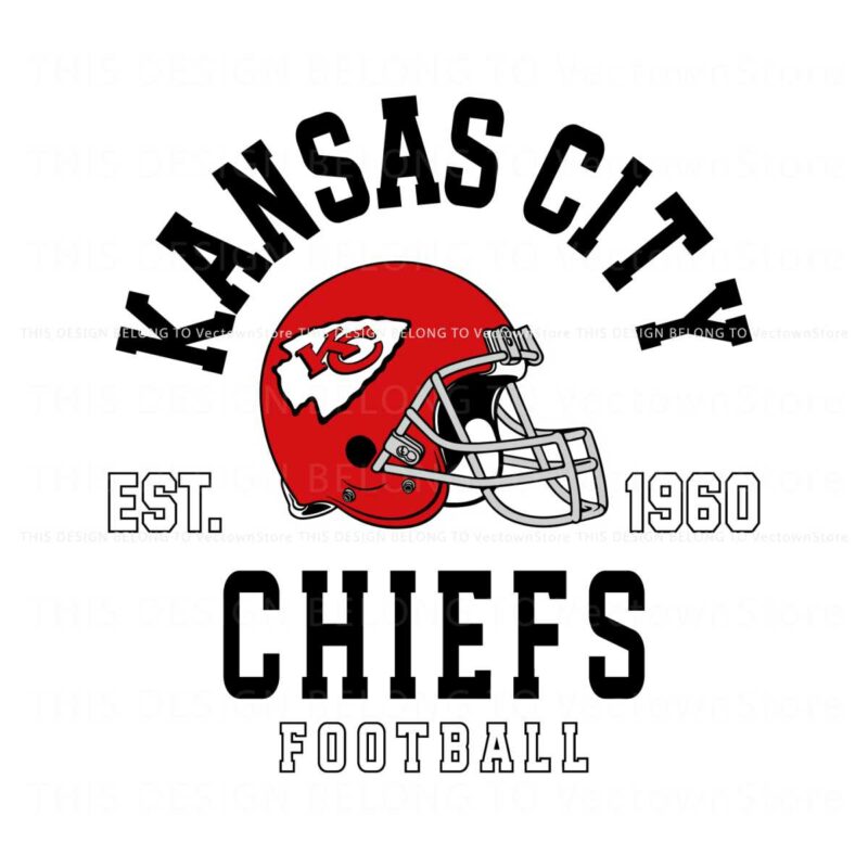 kansas-city-chiefs-football-helmet-svg-digital-download