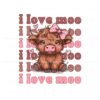 valentine-highland-cow-western-i-love-you-png